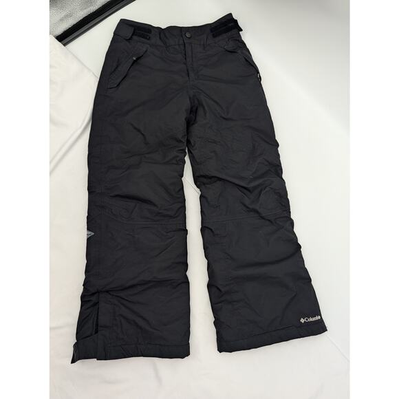 Columbia Outgrown OmniHeat  Unisex Black Snow Pant Fully-Seam Sealed 10 12 Ski - Picture 1 of 9